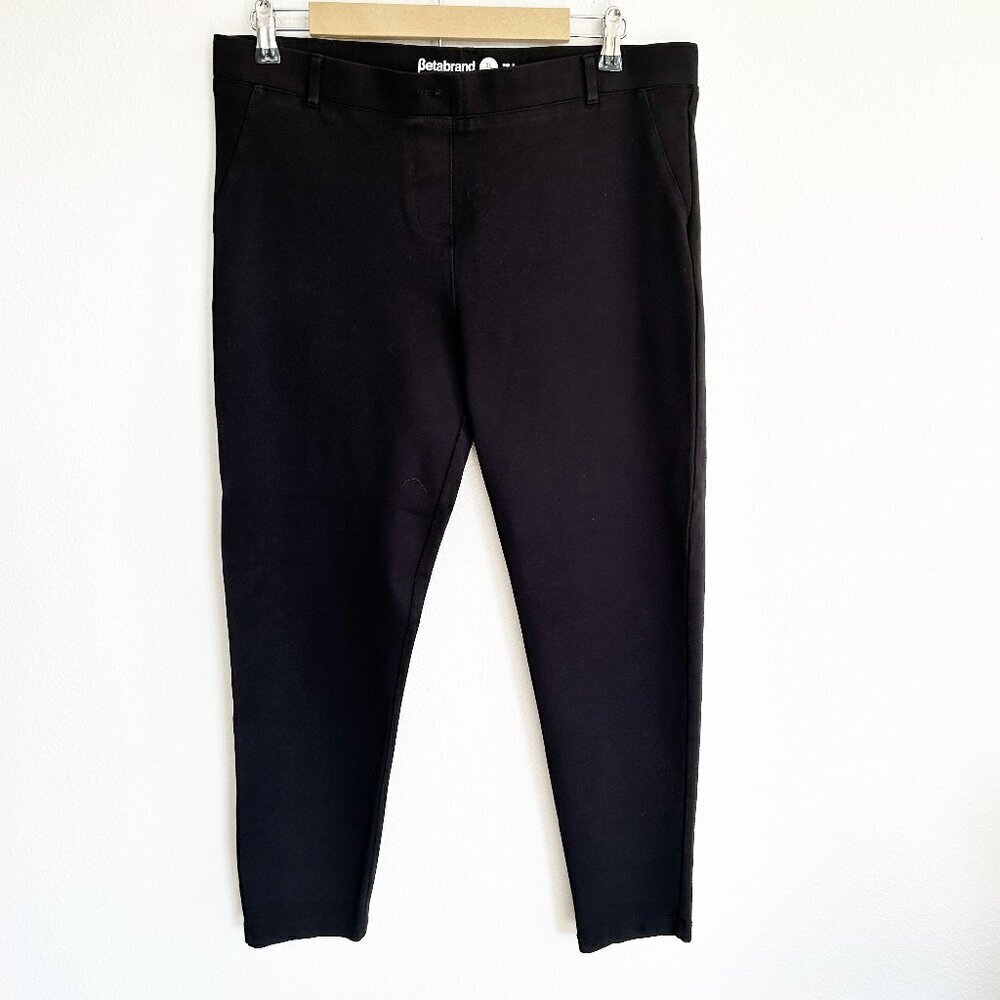 Betabrand Pants Skinny Leg Classic Yoga Dress Ponte Stretch W1166